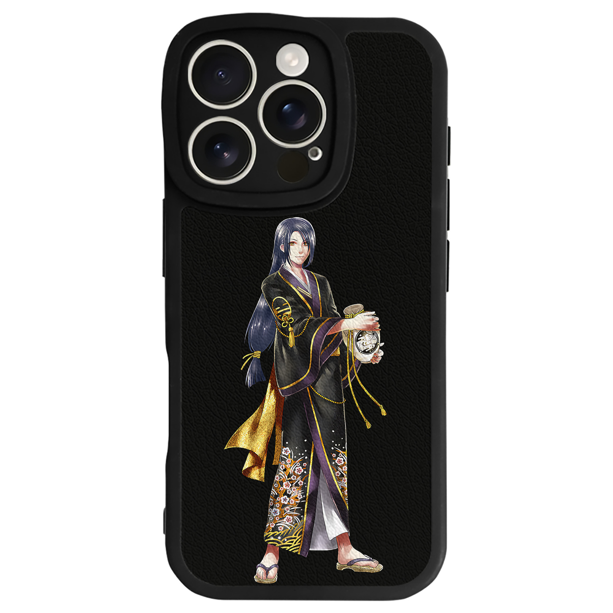 （画像用） 刀剣乱舞 Touken Ranbu 【iPhone 16シリーズ対応】シリコンスマホケース（レザー調） 材質：シリコン